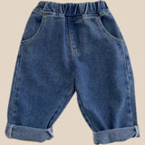 Relaxed fit jeans, unisex denim pants