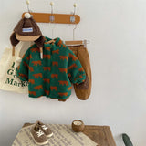 Fleece Vest, Unisex Vest with Bear Pattern