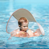 Baby Swimming Training Ring with Sunshade