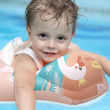 Baby Swimming Training Ring with Sunshade