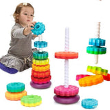 Colorful Stacking Tower, Educational Blocks