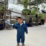 Denim Combination, Blue Overalls for Infants and Toddlers