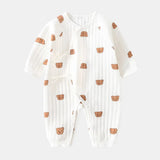 Baby Bear Onesie, Long Sleeve Cross-Over Bodysuit