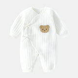 Baby Bear Onesie, Long Sleeve Cross-Over Bodysuit
