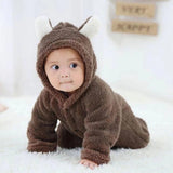 Baby Onesie with Ears, Hooded Romper