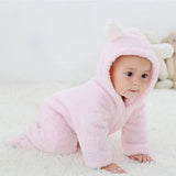 Baby Onesie with Ears, Hooded Romper