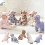 Baby Onesie with Ears, Hooded Romper