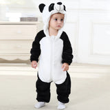 Cartoon Fleece Onesie with Hood