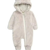 Winter Combination for Infants, Brown with Hood and Ears