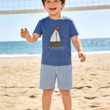Two-Piece Set for Boys 92-128, T-Shirt and Shorts, Summer Outfit