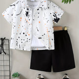 Two-Piece Set for Boys 92-128, T-shirt and Shorts, Summer Set