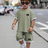 Two-Piece Set for Boys 92-128, T-Shirt and Shorts, Summer Set