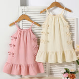 Summer Short Sleeve Dress for Children 92-128