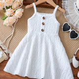 Summer Short Sleeve Dress for Children 92-128