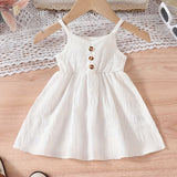 Summer Short Sleeve Dress for Children 92-128