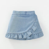 Complete two-piece set for girls 92-128, T-shirt and skirt, summer set