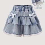 Complete two-piece set for girls 92-128, T-shirt and skirt, summer set