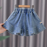 Complete two-piece set for girls 92-128, T-shirt and skirt, summer set