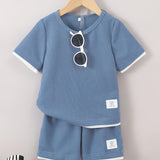 Two-Piece Set for Boys 92-128, T-Shirt and Shorts, Summer Outfit