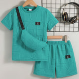 Two-Piece Set for Boys 92-128, T-Shirt and Shorts, Summer Outfit
