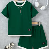 Two-Piece Set for Boys 92-128, T-Shirt and Shorts, Summer Outfit