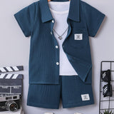 Two-Piece Set for Boys 92-128, T-Shirt and Shorts, Summer Set
