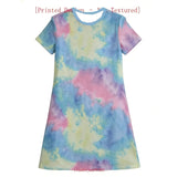 Summer Short Sleeve Dress for Girls 92-128