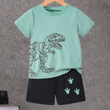 Two-Piece Set for Boys 92-128, T-Shirt and Shorts, Summer Set