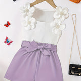 Girls' Shorts 92-128, Comfortable for Summer