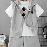 Two-Piece Set for Boys 92-128, T-Shirt and Shorts, Summer Set