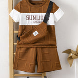Two-Piece Set for Boys 92-128, T-Shirt and Shorts, Summer Set