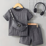 Two-Piece Set for Boys 92-128, T-Shirt and Shorts, Summer Set