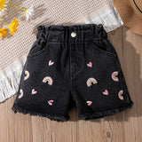Two-Piece Set for Girls 92-128, T-Shirt and Shorts, Summer Outfit