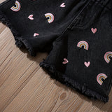 Two-Piece Set for Girls 92-128, T-Shirt and Shorts, Summer Outfit