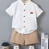 Two-Piece Set for Boys 92-128, T-Shirt and Shorts, Summer Set