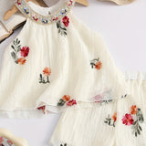 Two-Piece Set for Girls 92-128, T-Shirt and Shorts, Summer Set