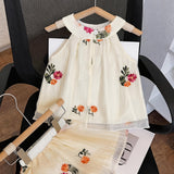 Two-Piece Set for Girls 92-128, T-Shirt and Shorts, Summer Set