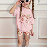 Two-Piece Set for Girls 92-128, T-Shirt and Shorts, Summer Set