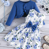 Summer Short Sleeve Dress for Girls 92-128
