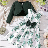 Summer Short Sleeve Dress for Girls 92-128