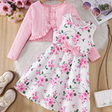 Summer Short Sleeve Dress for Girls 92-128