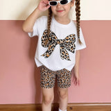 Two-Piece Set for Girls 92-128, T-Shirt and Shorts, Summer Outfit