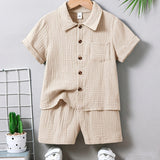Two-Piece Set for Boys 92-128, T-Shirt and Shorts, Summer Set