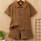Two-Piece Set for Boys 92-128, T-Shirt and Shorts, Summer Set