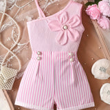 Two-Piece Set for Girls 92-128, T-Shirt and Shorts, Summer Set