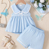 Two-Piece Set for Girls 92-128, T-Shirt and Shorts, Summer Set