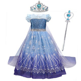 Princess Costume, Carnival Outfit for Ages 4 to 10