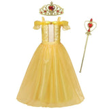 Princess Costume, Carnival Outfit for Ages 4 to 10