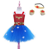 Girl's Superhero Costume, Set with Accessories