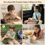 3D Maze Cube, Logic Game